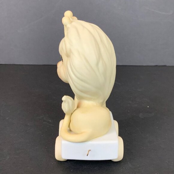 Vintage Enesco Precious Moments Birthday Train Age 5 Lion Figurine 1985 - Picture 3 of 8